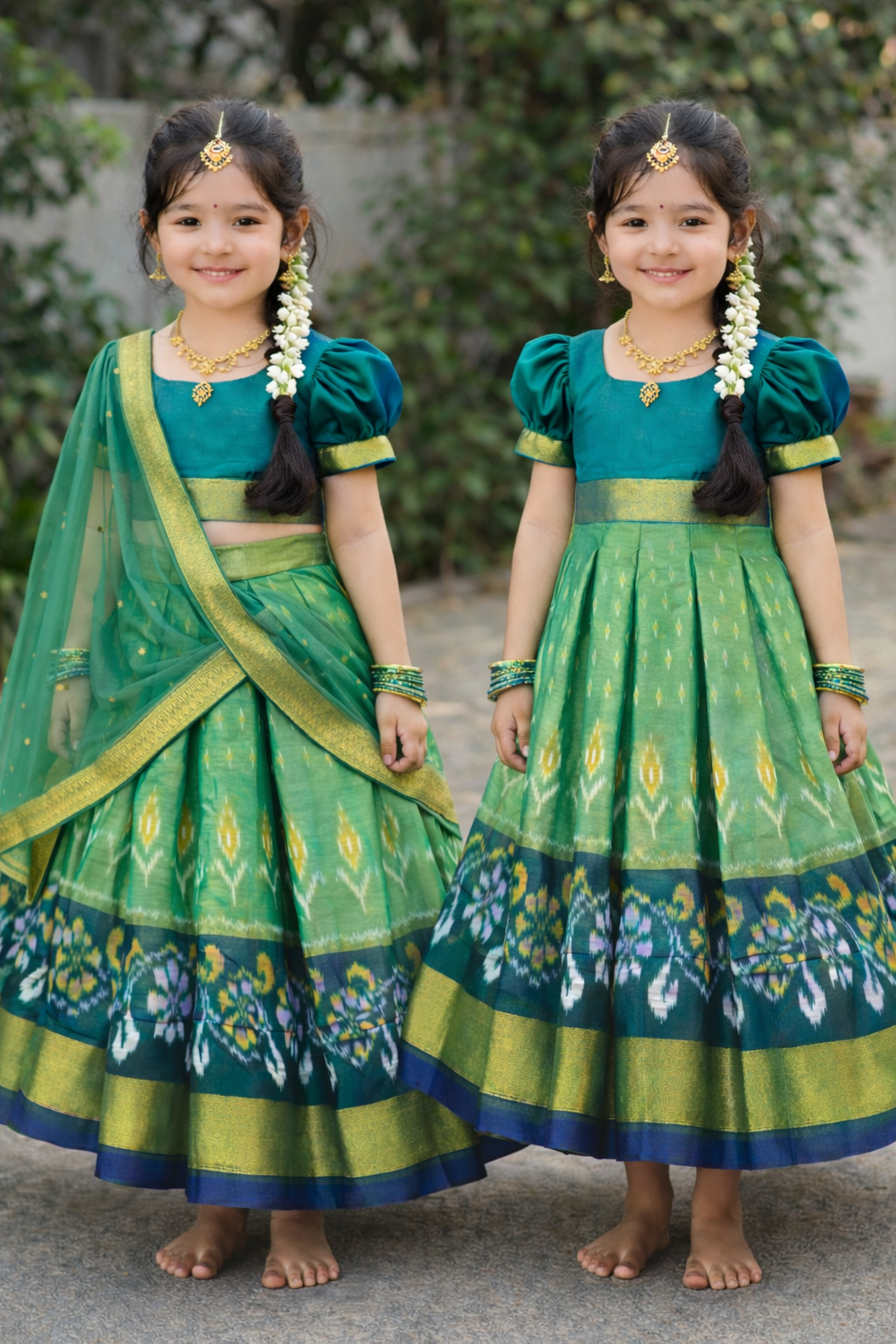 Pattu Pavadai (Age 0-4 yrs ) / Kids Lehenga - Classic to Modern