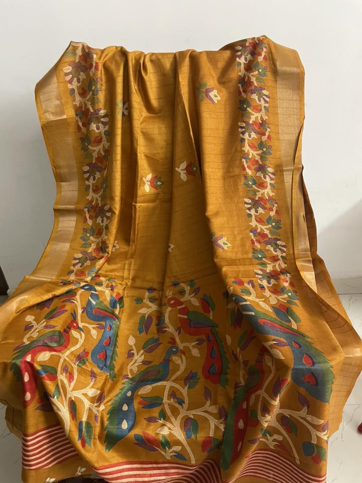 Fancy jute silk sarees - Classic to Modern